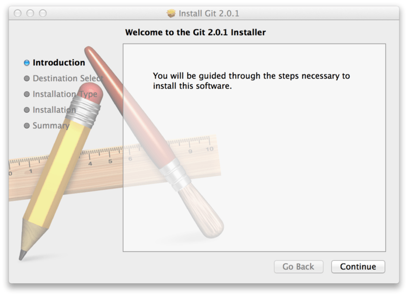 Git installer pada macOs